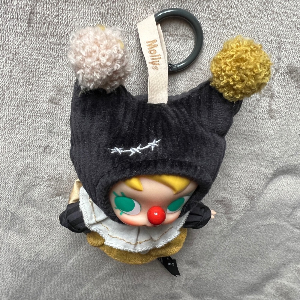 Pop Mart Molly Why So Serious Series Clown Plush Doll Figure